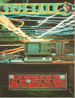 V4.01 Softalk Magazine cover, September 1983