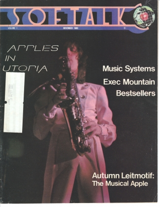 V1.03 Softalk Magazine cover, November 1980