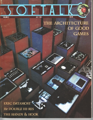 V3.11 Softalk Magazine cover, July 1983
