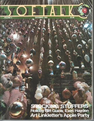 V4.04 Softalk Magazine cover, December 1983