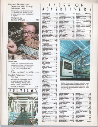 V4.06 Softalk Magazine contents 2, February 1984