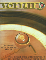 V4.02 Softalk Magazine cover, October 1983
