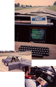 Softrek collage - the first computer-based mobile editorial office
